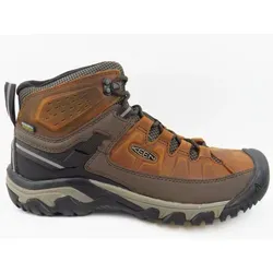 KEEN TARGHEE III MID WP M Herren Wanderschuhe Braun Größe 45 - Wasserdichte Herren Wanderschuhe mit atmungsaktiver KEEN.DRY Membran und hervorragender Traktion für Trails und Alltag. Ideal für Komfort und Stabilität bei jedem Abenteuer.