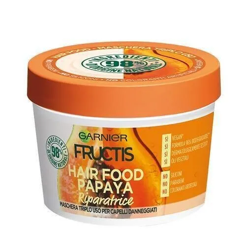 Fructis Haare Food - Papaya Maske Haare Wiedergutmachung Garnier 390ml