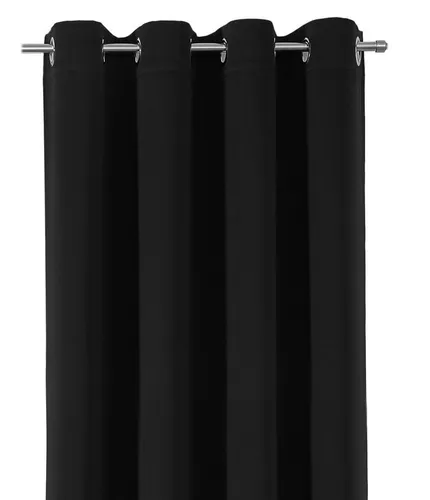 Vorhänge & Gardinen Schwarz von Beautex