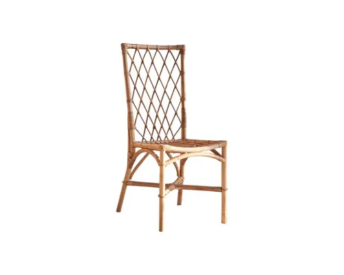 Produktbild Tikamoon Esszimmerstuhl aus Rattan – Naturrattan Verandastuhl