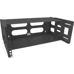 InLine 4U Wandmontage-Schrank - Deep Black, RAL 9005 - Cases, Racks & Taschen - Ideal für platzsparende Wandmontage und bietet optimalen Schutz für Ihre Geräte.