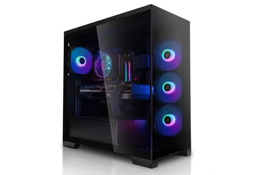 AurumPC Gaming-PC (AMD Ryzen 7 7800X3D, Radeon RX 9070, 32 GB RAM, 1000 GB SSD, Luftkühlung, OHNE Betriebssystem)