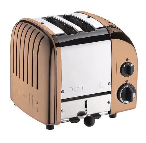 Dualit 27390 Classic New Generation Toaster - Hochwertiger 2-Scheiben-Toaster aus 18/8 Edelstahl mit extrabreiten Schlitzen für dicke Brotscheiben, energiesparenden Heizelementen und einem patentierten Überhitzungsschutz. Ein Design-Klassiker seit 1945!