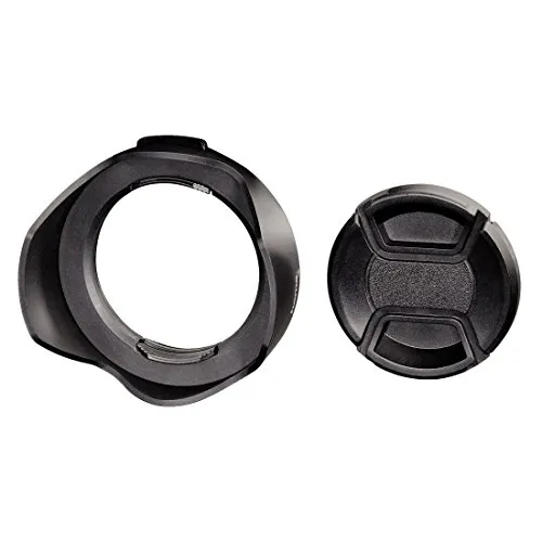 Hama Gegenlichtblende für Weitwinkelobjektive, Objektivdeckel, Einschraubfassung 62 mm, Schwarz