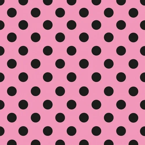 Servietten Art du Point rose Schwarze Punkte Tupfen Muster Deko rosa 33x33cm 20