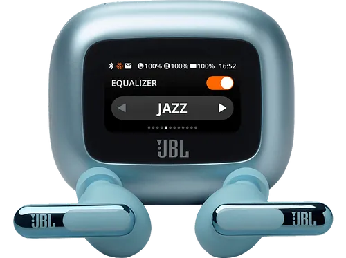 JBL Live Beam 3 - Wireless Earbud-Kopfhörer mit Bluetooth, 48 Stunden Akkulaufzeit, adaptive Geräuschunterdrückung und IP55 wasserfest für unbeschwerten Musikgenuss überall