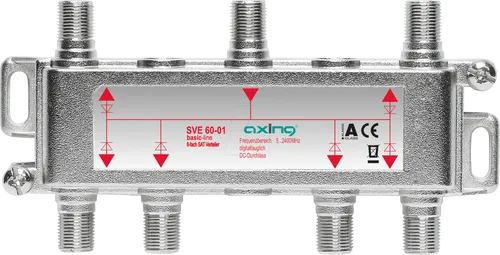 SVE 60-01 - Verteiler, 5-2400 MHz, 6-fach, 16 dB