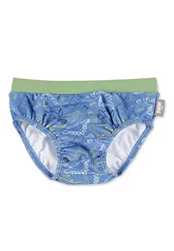 Sterntaler Unisex Kinder Jungen Badehose Kinder-Badehose Dino UV-Schutz 50+ blau, 80
