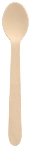 PAPSTAR Einweg-Kaffeelöffel pure, Holz, 100 St.