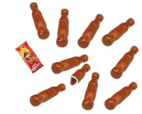 119,80 €/KG Colaflaschen KAUGUMMI 10er PACK Cola Flasche mit flüssiger Füllung Colageschmack