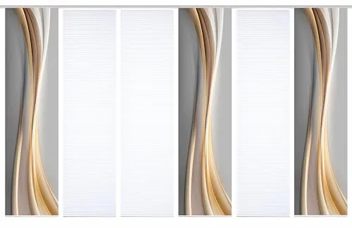 HOME in green 84070 ELANIA Schiebegardine in gold von HOME in green