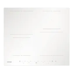 Concept IDV4260wh, Weiß, Integriert, 59 cm, Zonen-Induktionskochfeld, Glas, 4 Zone(n) - Weiß
