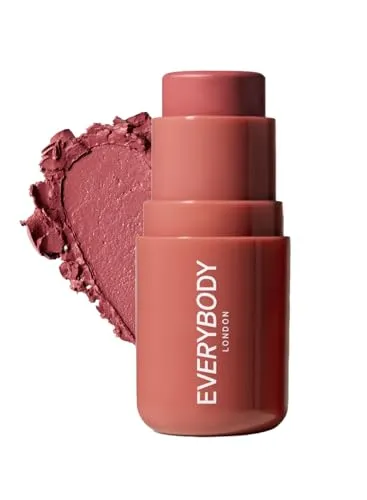 EVERYBODY LONDON Creme Rouge Stick, strahlend frisch, Langanhaltend, Blush Stick für eine natürlich frische Farbe, für alle Schönheitstypen geeignet, 4.8 g, Dusty Pink