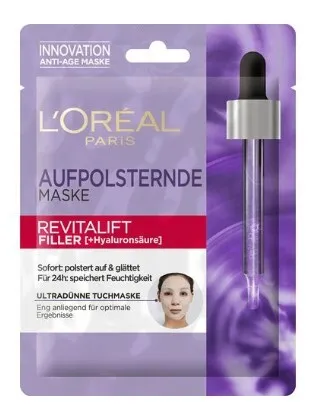 L'Oréal Revitalift Hyaluronsäure Maske 28g Anti-Aging Pflege