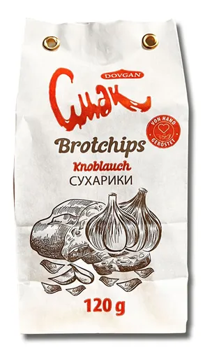 Cmak Brot-Chips Knoblauch 120 g von 58507120