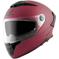 Bogotto FF118 Helm - Rot, Größe L für Männer - Motorradhelm mit ECE 22.06 Zertifizierung, HIRP Schale für hohe Widerstandsfähigkeit und Ratschenverschluss für optimalen Komfort.