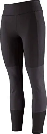 Patagonia Womens Pack Out Hike Tights Black (L) - Hosen für Damen, multifunktionale und leichte Tights mit PFC-freier DWR Imprägnierung, ideal für aktive Outdoor-Abenteuer und umweltfreundlich hergestellt.