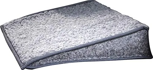 Erwin Müller Keilkissen aus Schurwolle in Anthrazit in grau von Erwin Müller