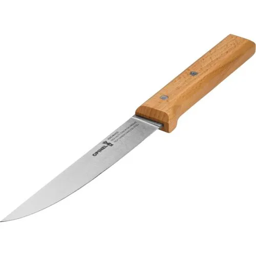 Opinel Tranchiermesser No.120 - 16 cm Edelstahlklinge - Küchenmesser mit ergonomischem Buchenholzgriff, ideal für präzises und gleichmäßiges Schneiden von Fleisch. Robuste Edelstahlklinge mit hoher Korrosionsbeständigkeit.