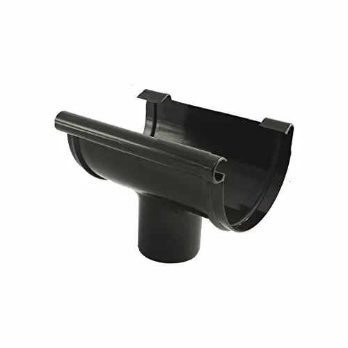 Rinnenstutzen Typ300 DN 60/75 mm, Farbe braun. Rinnenstutzen Typ300 braun 300215