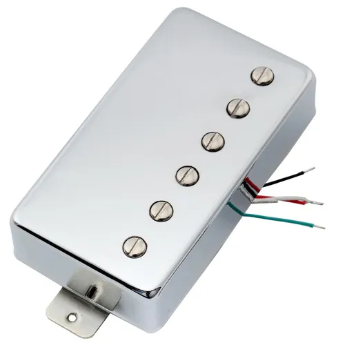 Artec VH59-CR Chrome Vintage Tone Alnico 5 Humbucker Bridge Pickup For LP Guitar