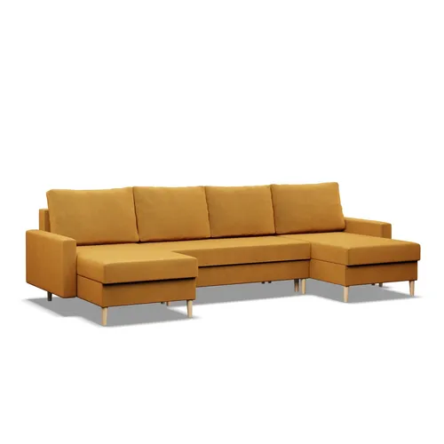 U-Ecksofa mit Schlaffunktion
