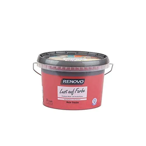 Trendfarbe Rote Traube 1 L Renovo Lust auf Farbe - Wandfarbe Deckenfarbe