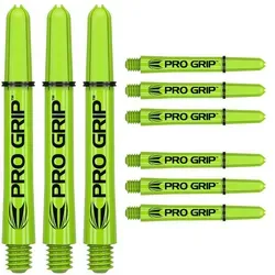 Target Pro Grip Shafts (9er Pack) - Lime Green - 48mm/medium
