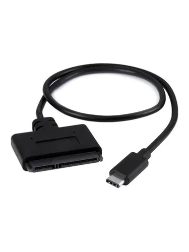 StarTech.com USB C auf SATA Adapter Kabel für 2,5in SSD/HDD - Festplatten-Zubehör mit USB 3.1 (10Gbit/s) für schnellen Datenzugriff ohne externe Stromversorgung, ideal für unterwegs und maximale Portabilität.