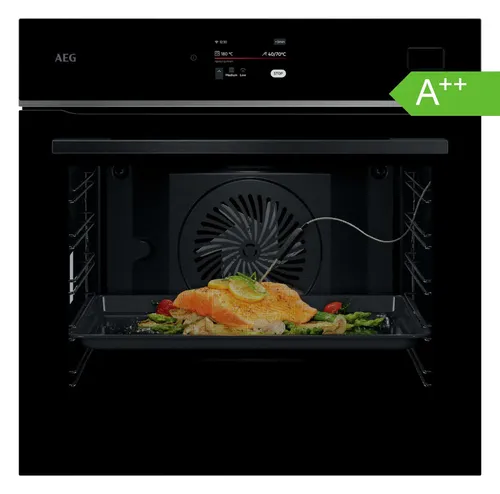 AEG Dampfbackofen TB8SB721AB Einbau schwarz A++ 70L SteamPro WLAN
