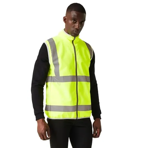Pro Hi-Vis Full Zip Gilet Arbeitsweste