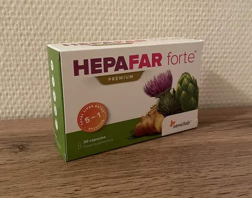 HEPAFAR Forte Hepa Far Sensilab Detox Kapseln Vegan,Glutenfrei,Lactosefrei