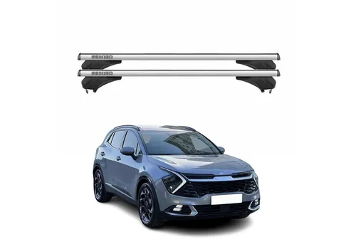 OMAC Menabo Dachträger für KIA Sportage NQ5 2021-2025 – Silber, abnehmbar und multifunktional