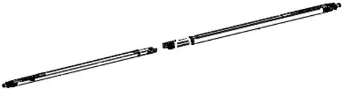 Thule Stützfuß 118cm für Markisenlänge 2,6m