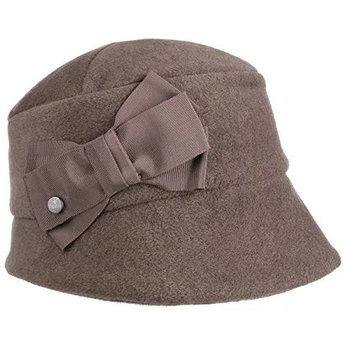 Produktbild LIERYS Fleece Damenglocke mit Schleife – Eleganter Hut für Herbst und Winter