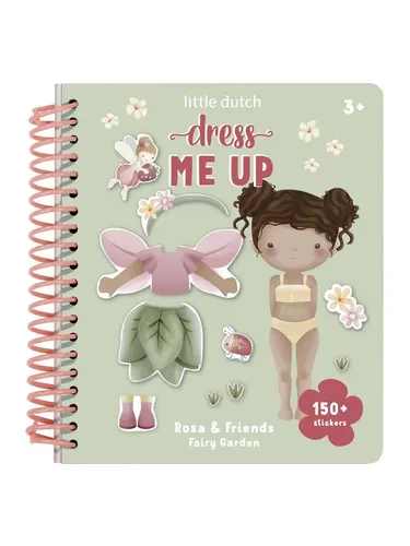 Little Dutch Stickerbuch Rosa Fairy Garden in pink von Little Dutch