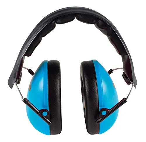 Stylex 42300 - Gehörschutz SX-4230 Stilles Lernen in blau, variabel verstellbar, faltbar, gepolsterte Kopfbügel, Kopfhörer für Kinder ab 6 Jahre, ideal beim Lernen und für Schule, Konzerte und Stadion