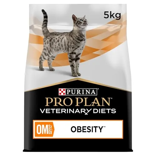 PURINA Pro Plan OM Obesity Management Formula - Katzentrockenfutter - Katzenfutter zur Gewichtsreduktion, unterstützt den gesunden Gewichtsverlust mit kontrollierter Energiedosierung. Ideal für übergewichtige Katzen.