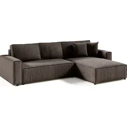 Petits-meubles Ecksofa, Braun, 294x185 cm