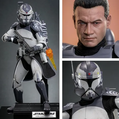 Star Wars: The Clone Wars Actionfigur 1/6 Clone Commander Wolffe 30 cm