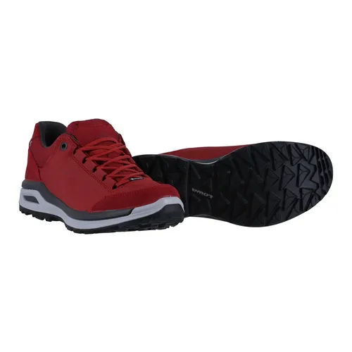 Lowa Ascona GTX Lo Ws Damen (Chili) - 41 EU - Wanderschuhe mit GORE-TEX-Membran für Wasserdichtigkeit und Atmungsaktivität, ideal für Waldspaziergänge und urbane Abenteuer.