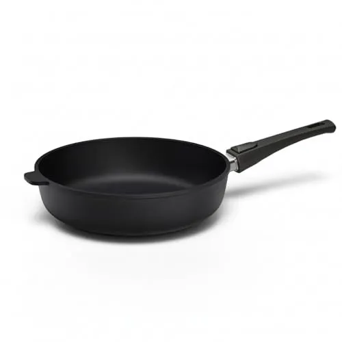 Hoffmann STONIQ Hochrandpfanne 24 cm – Antihaft, Induktionsgeeignet - Hochwertige 24 cm Bratpfanne mit ergonomischem Design und PFAS-freier Antihaftbeschichtung. Ideal zum Anbraten und Schmoren, backofentauglich bis 300 °C. Made in Germany für gleichmäßige Wärmeverteilung.