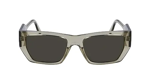 KARL LAGERFELD Unisex Kl6123s Sonnenbrille, Hellkhaki, One Size