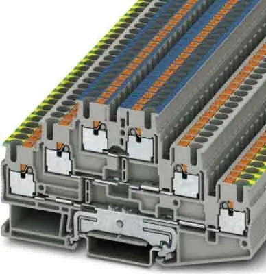 Phoenix Contact PT 2,5-PE/L/N Schutzleiter-Reihenklemme 0,14-4mm² grau