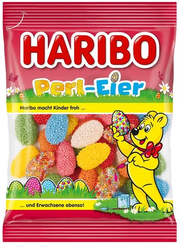Produktbild Haribo Perl Eier Ostereier Fruchtgummi Gelee Perleier - 200 Gramm