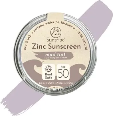 Suntribe Zink Sucscreen Sonnencreme LSF 50 Sport beige 45 g