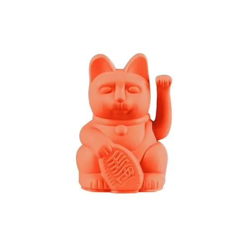 DONKEY Lucky Cat Mini Neon Orange in orange von DONKEY