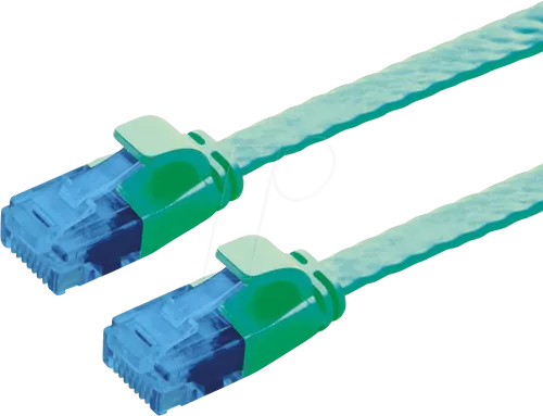 VALUE 21992043 - Patchkabel Cat.6a, UTP, extra-flach, grün, 3 m