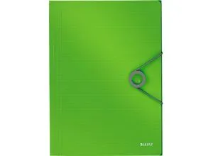 Eckspannermappe Leitz Solid, Format DIN A4, für bis zu 150 Blatt, hellgrün