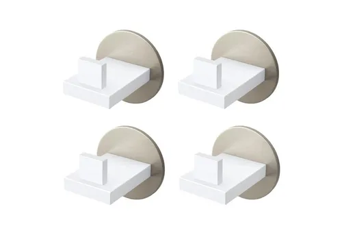 Mai & Mai Wandgarderobe Stalo08 – Edelstahl Kleiderhaken - Minimalistischer Wandhaken aus korrosionsbeständigem Edelstahl, ideal für Flur, Badezimmer oder Küche. Hohe Tragkraft bis 15 kg bei Bohrmontage und rutschfeste Oberfläche für sicheren Halt.